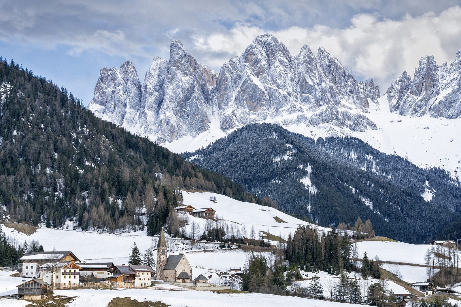 Sony a7R II sample photo. Santa maddalena in winter photography