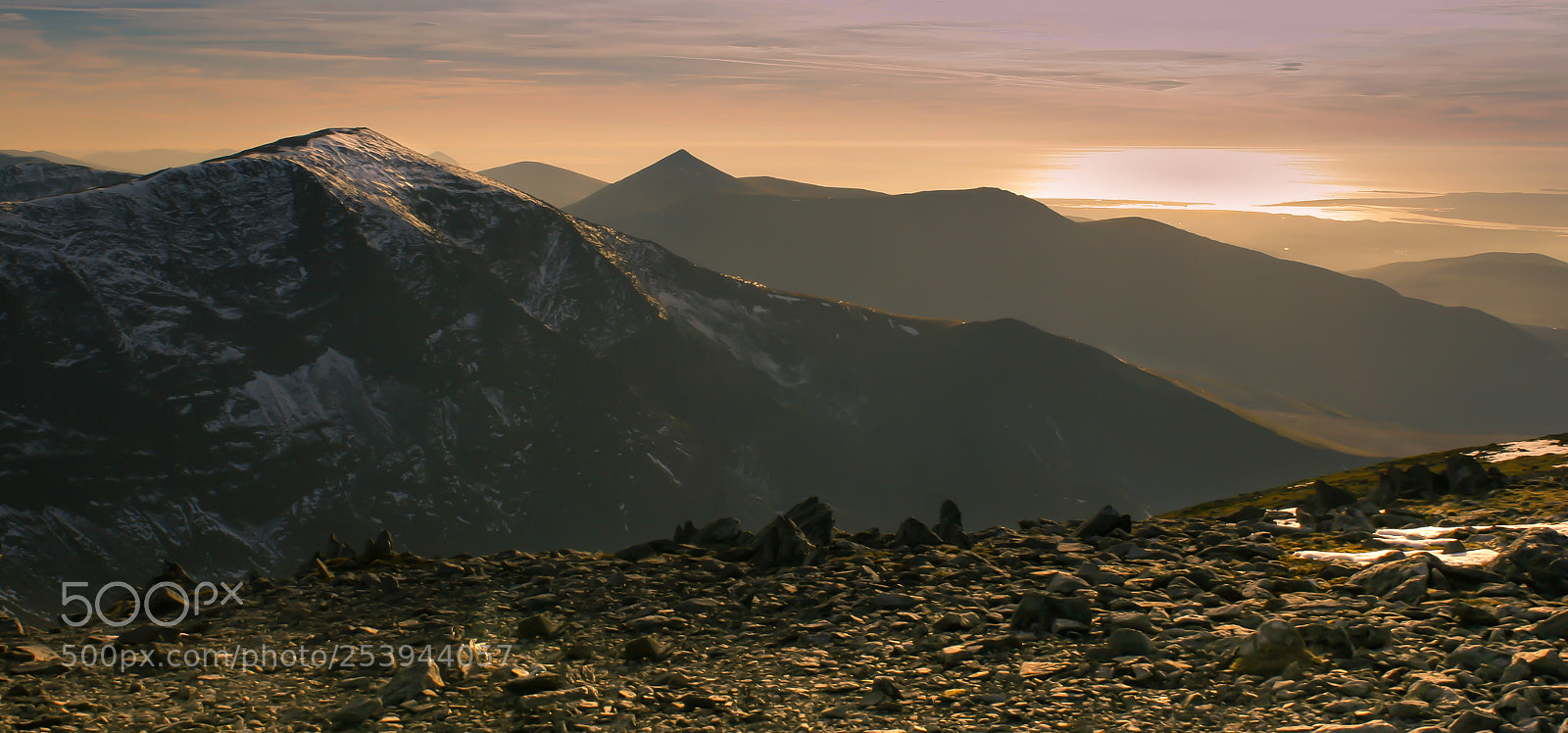 Canon EOS 20D sample photo. Snowdonia at dusk photography