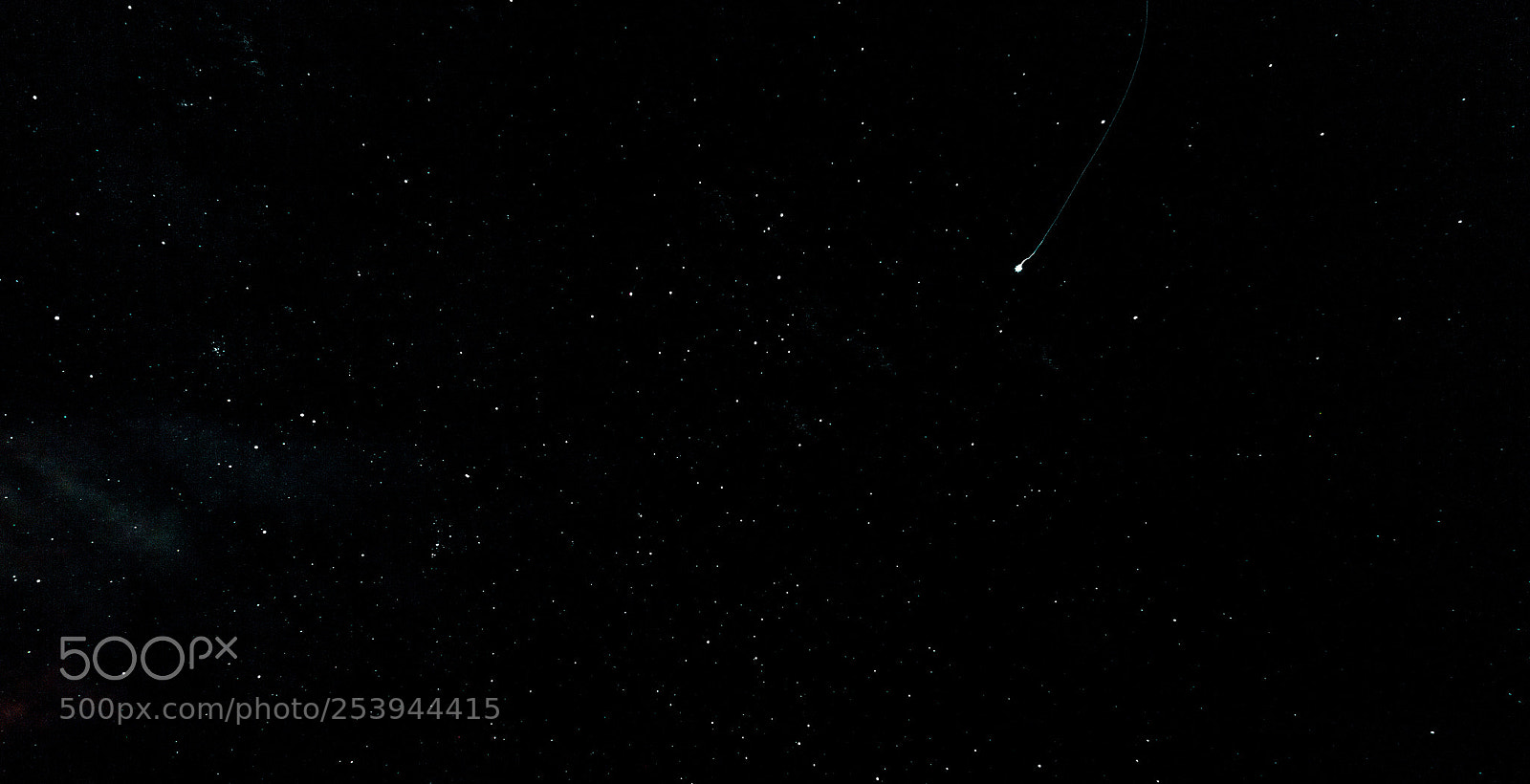 Canon EOS 5D Mark II sample photo. Shooting star photography