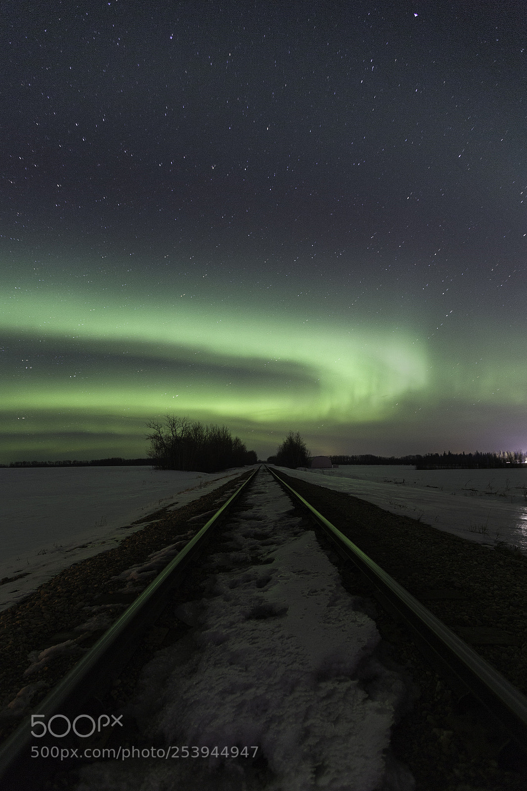 Canon EOS 5D Mark II sample photo. Winter track photography