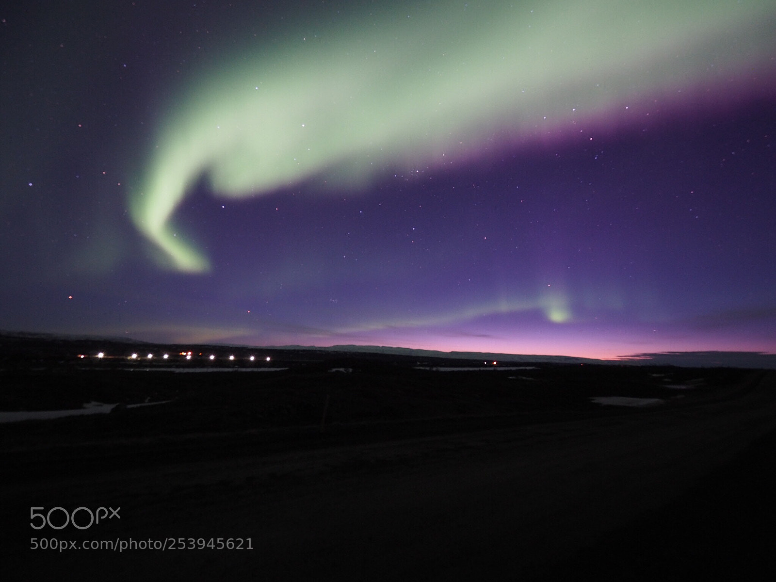 Olympus OM-D E-M5 II sample photo. Aurora photography