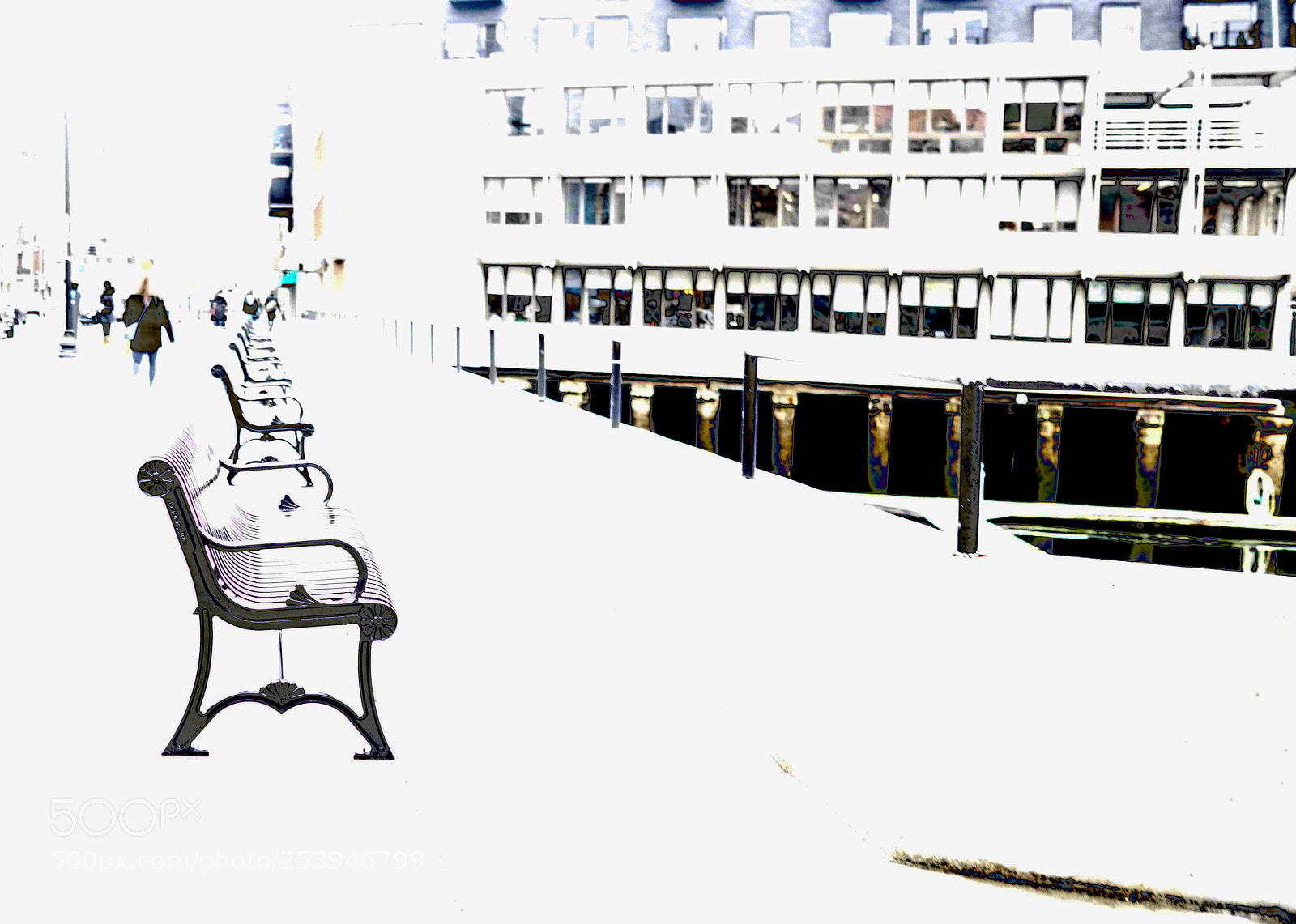 Sony a6500 sample photo. Benches on atlantic ave photography
