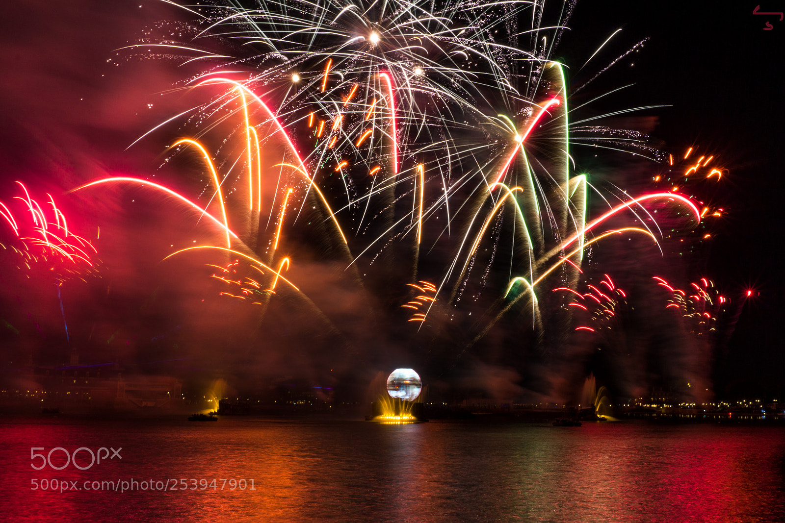 Sony a6000 sample photo. Epcot fireworks photography