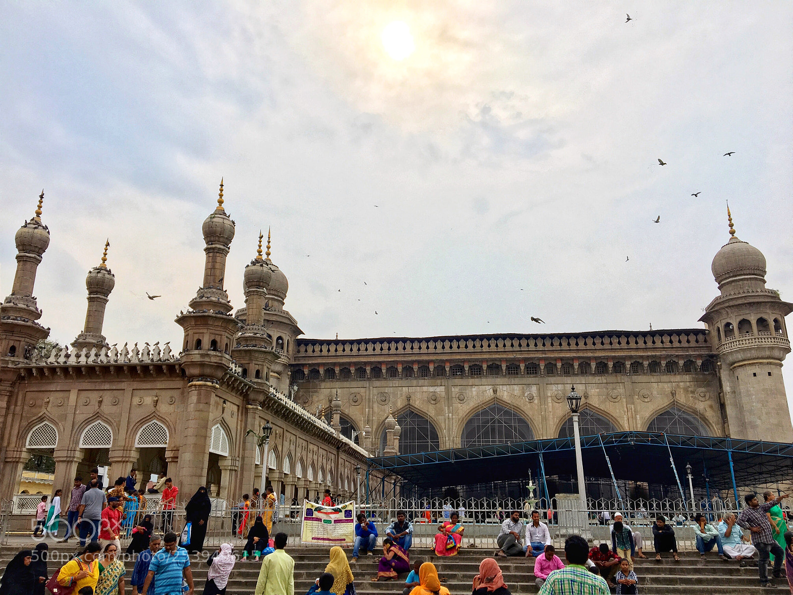 Apple iPhone 6s sample photo. Mecca masjid photography