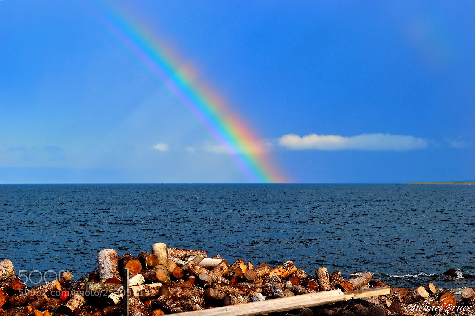 Nikon D3100 sample photo. Rainbow and wood photography