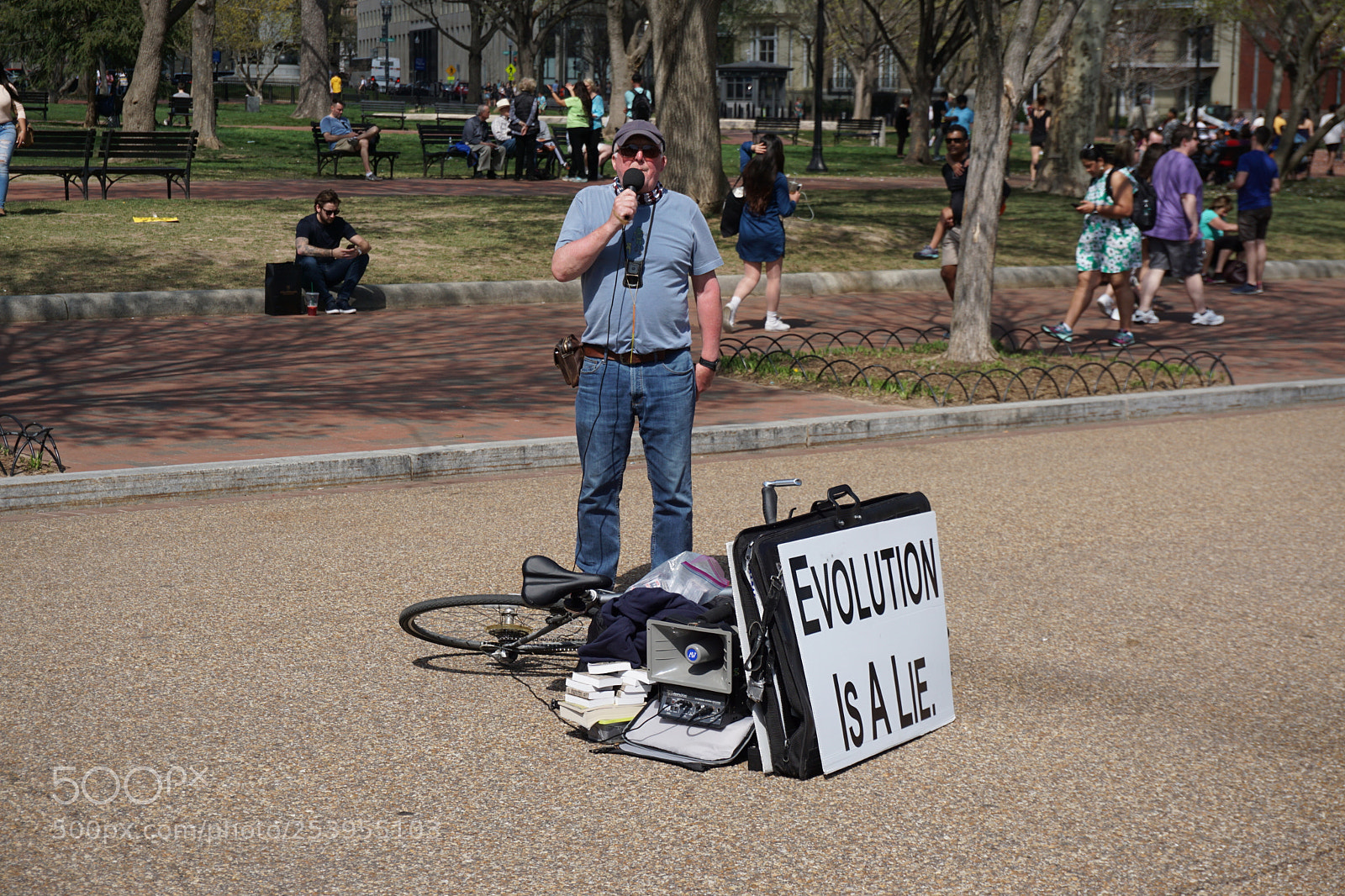 Sony a6000 sample photo. Evolution is a lie photography