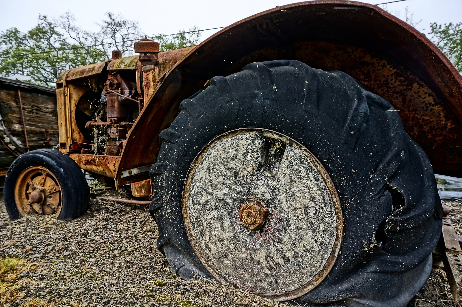 Sony a6000 sample photo. Tired tractor photography