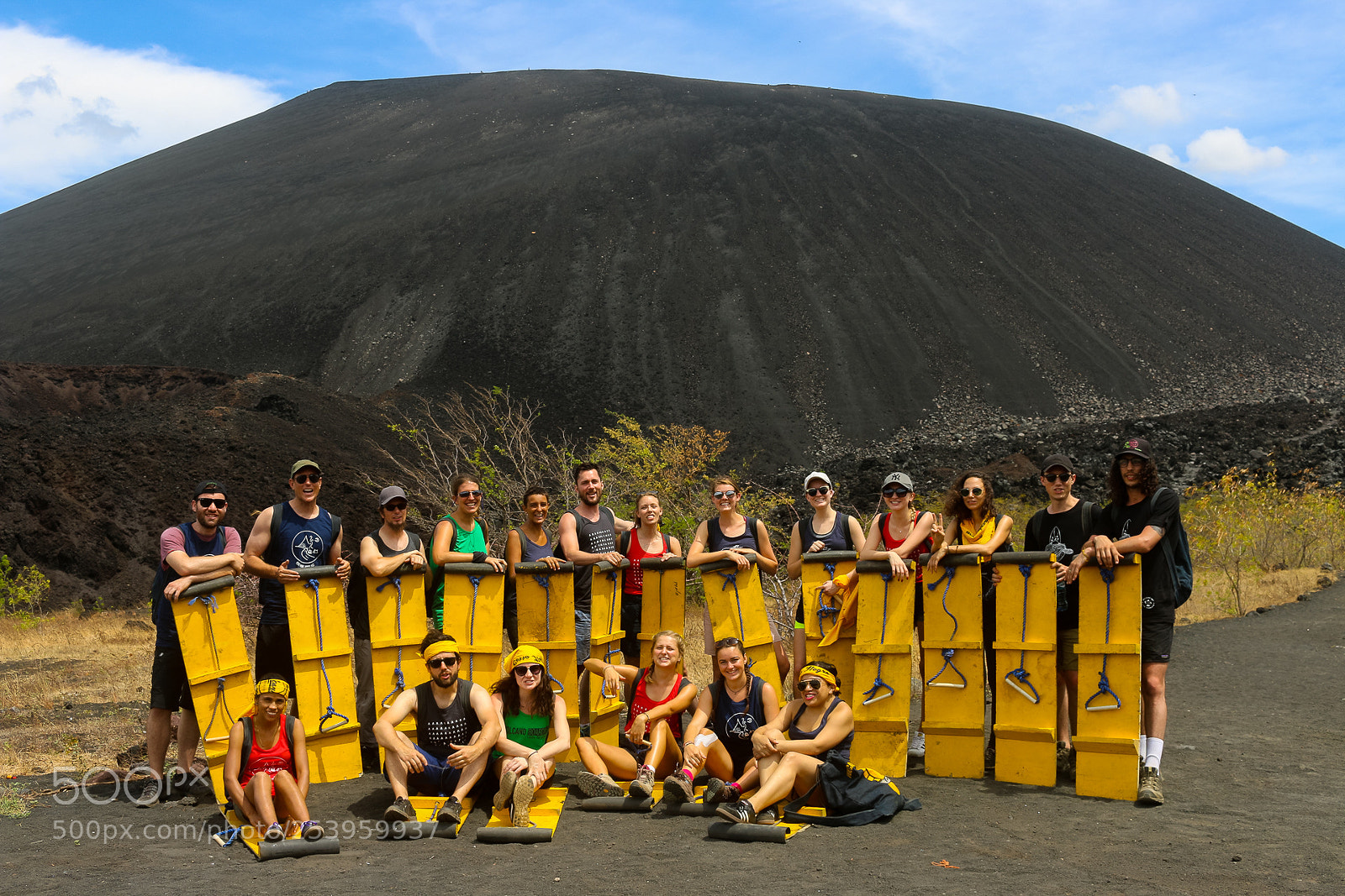 Canon EOS 70D sample photo. Volcano bording group photography