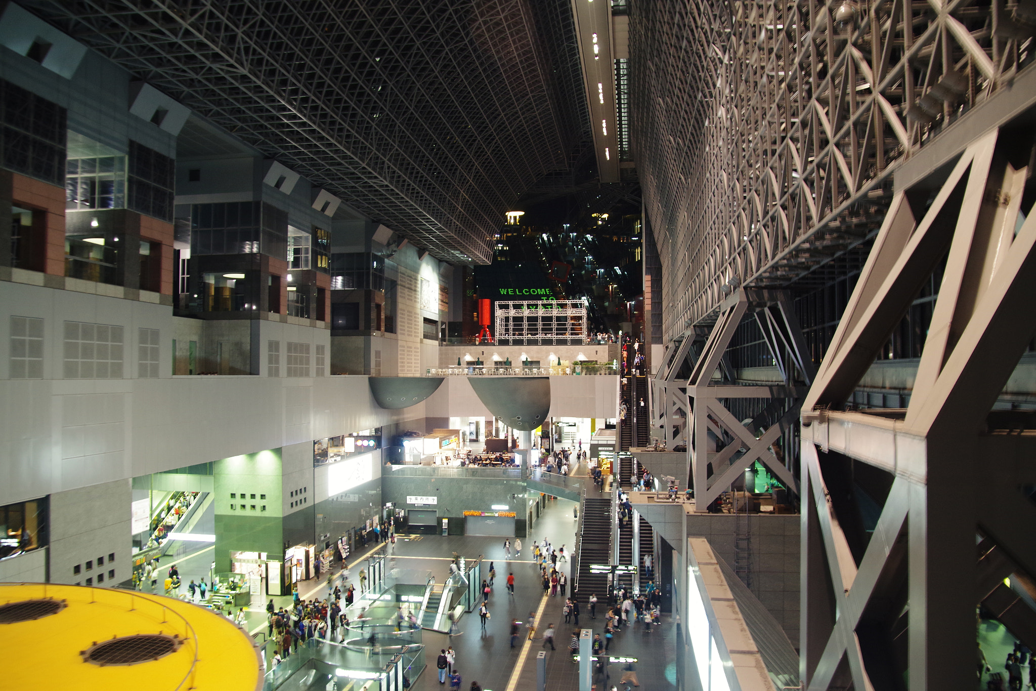 Pentax K-S1 sample photo. Kyoto station photography