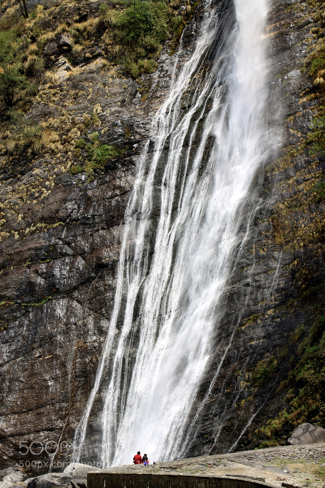 Canon EOS 50D sample photo. Birthi falls, thal-munsiyari highway photography