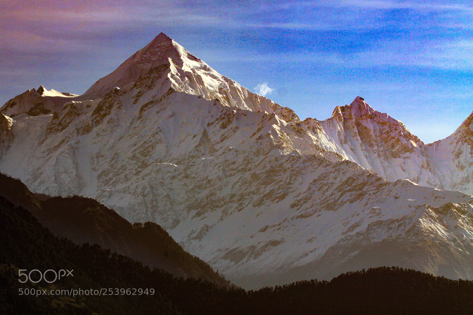 Canon EOS 50D sample photo. Panchachuli i, as seen photography