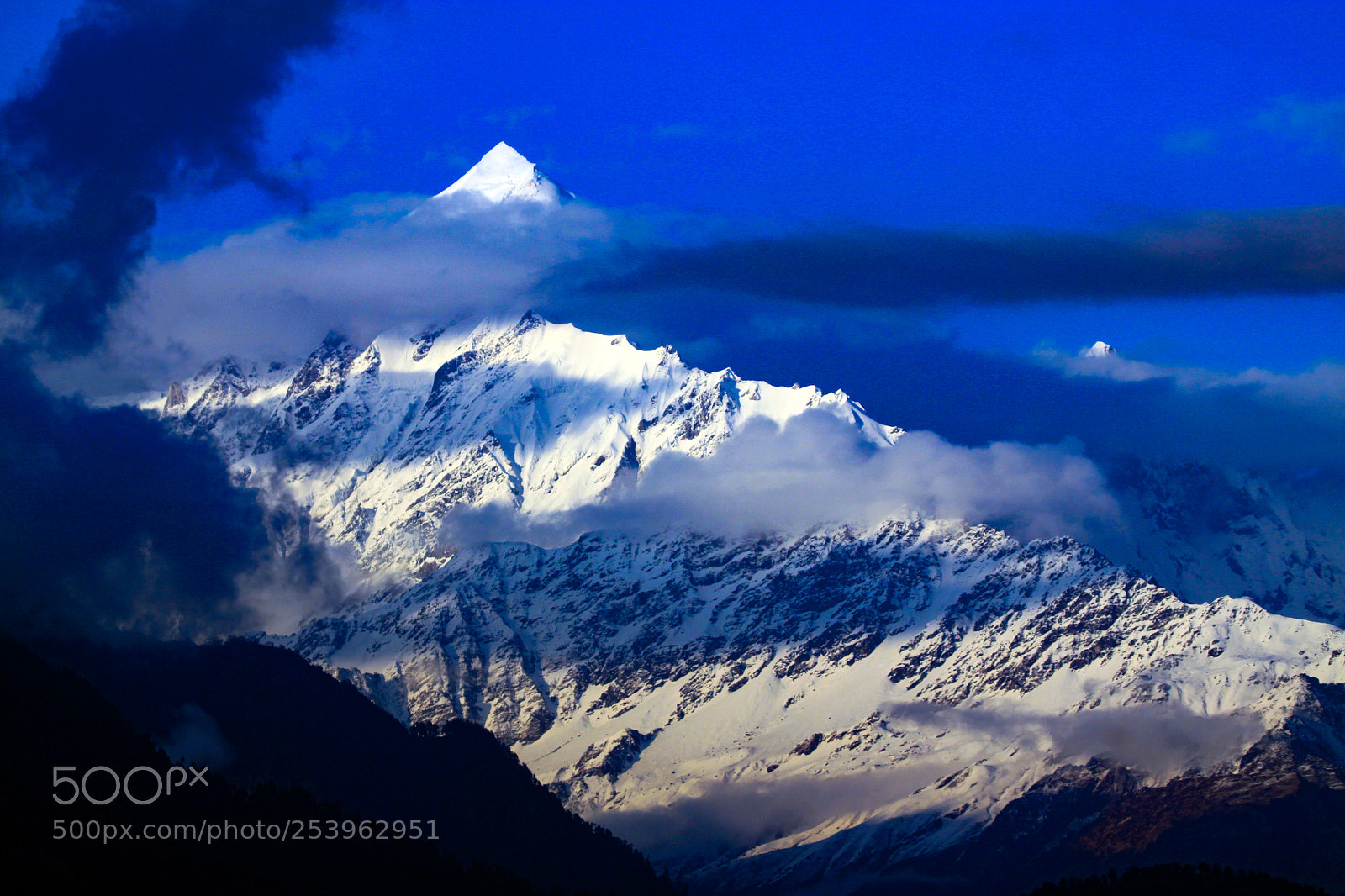 Canon EOS 50D sample photo. Panchachuli i, as seen photography