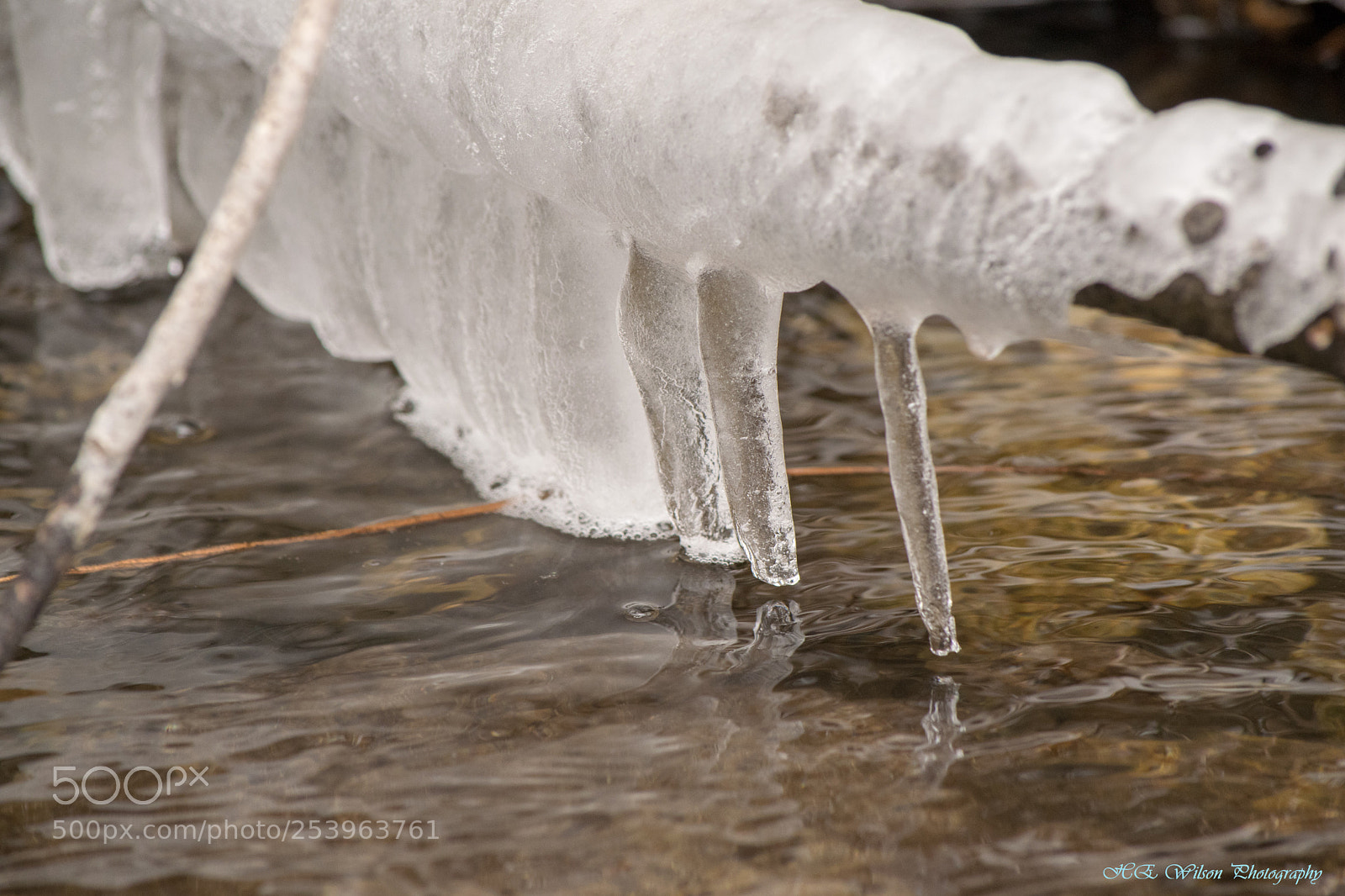 Nikon D3300 sample photo. Frosty stream photography