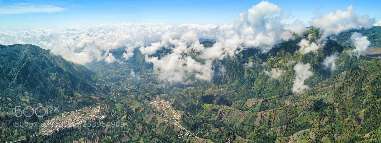DJI FC220 sample photo. Mount bromo photography
