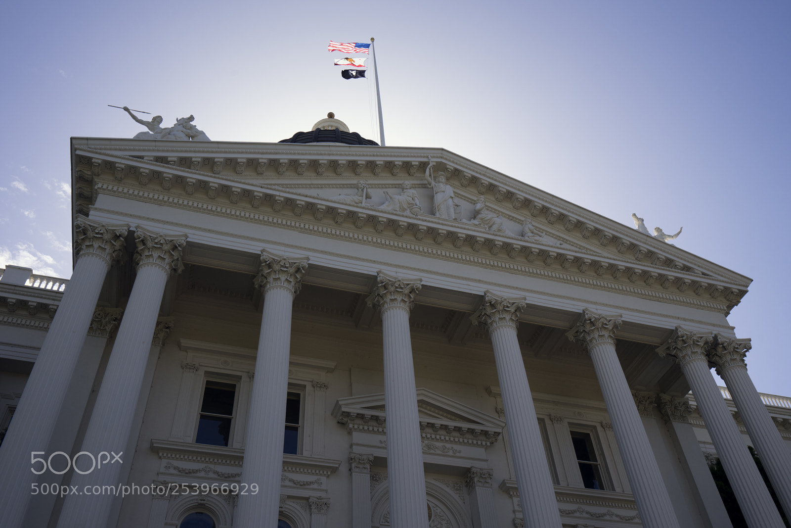 Sony a7 II sample photo. Sony 3795 capitol facade photography