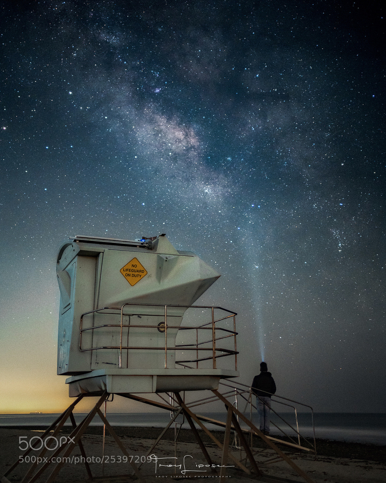 Sony a6300 sample photo. Milky way over orange photography