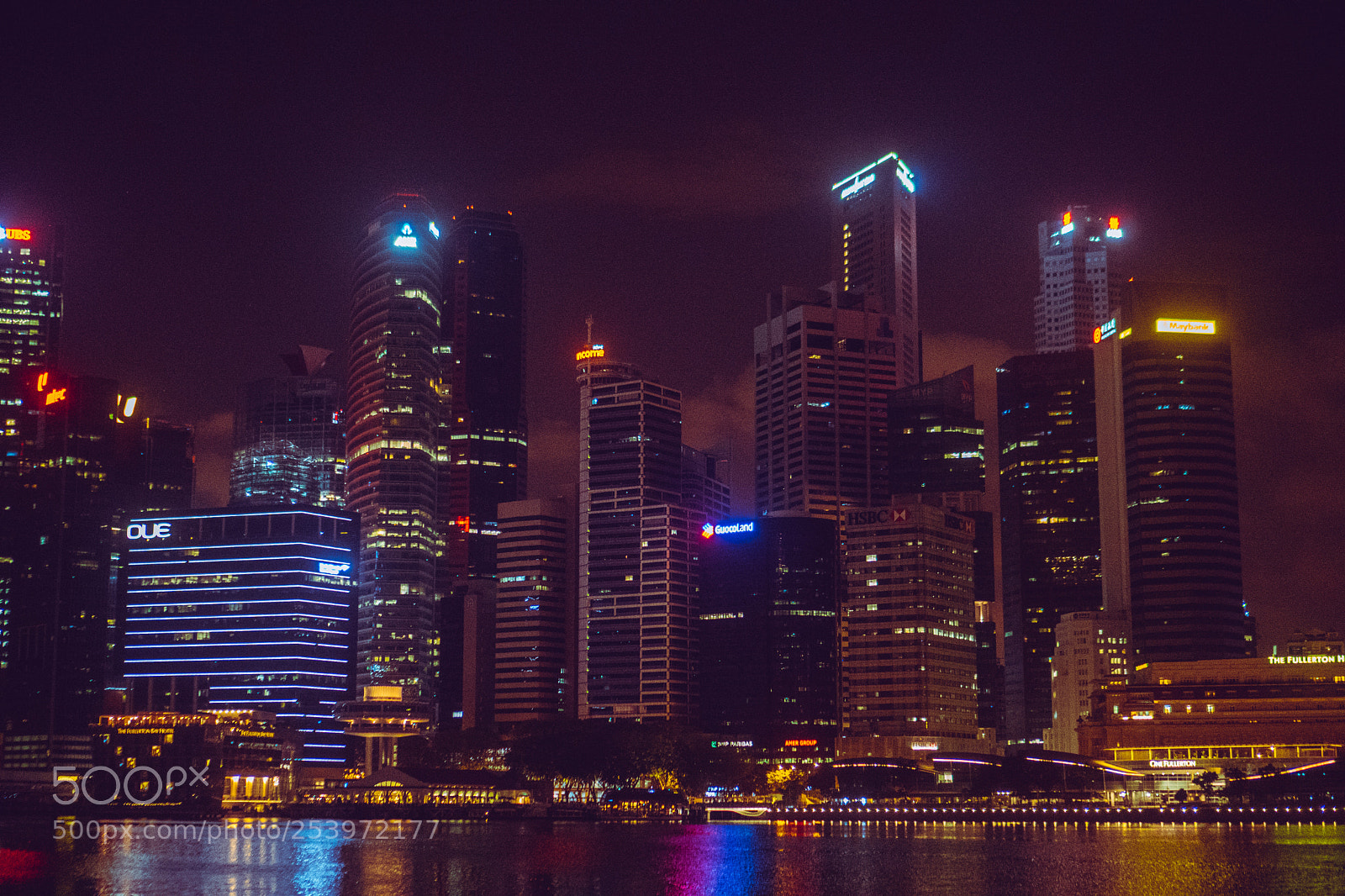Sony a6300 sample photo. Night skyline photography