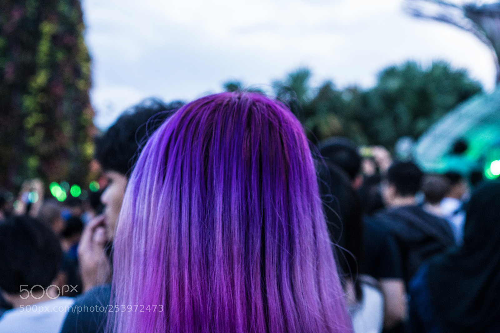 Sony a6300 sample photo. Purple hair photography