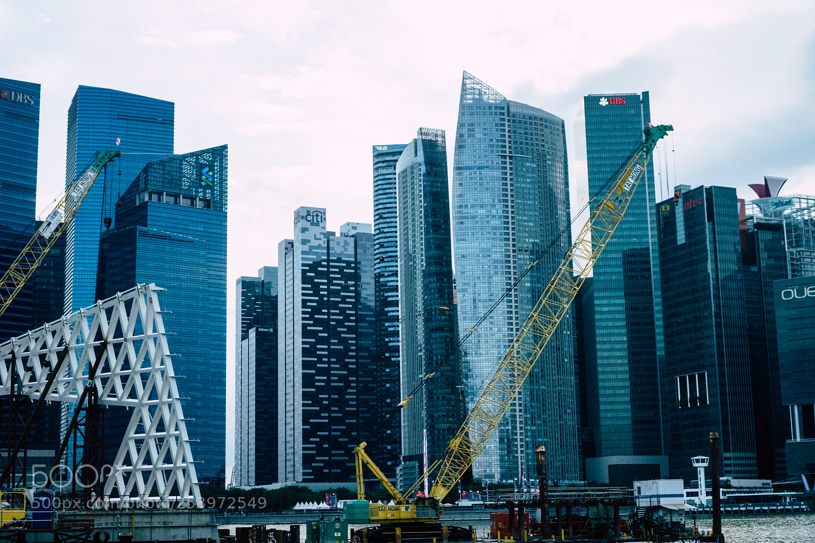 Sony a6300 sample photo. Singapore skyline dayh photography