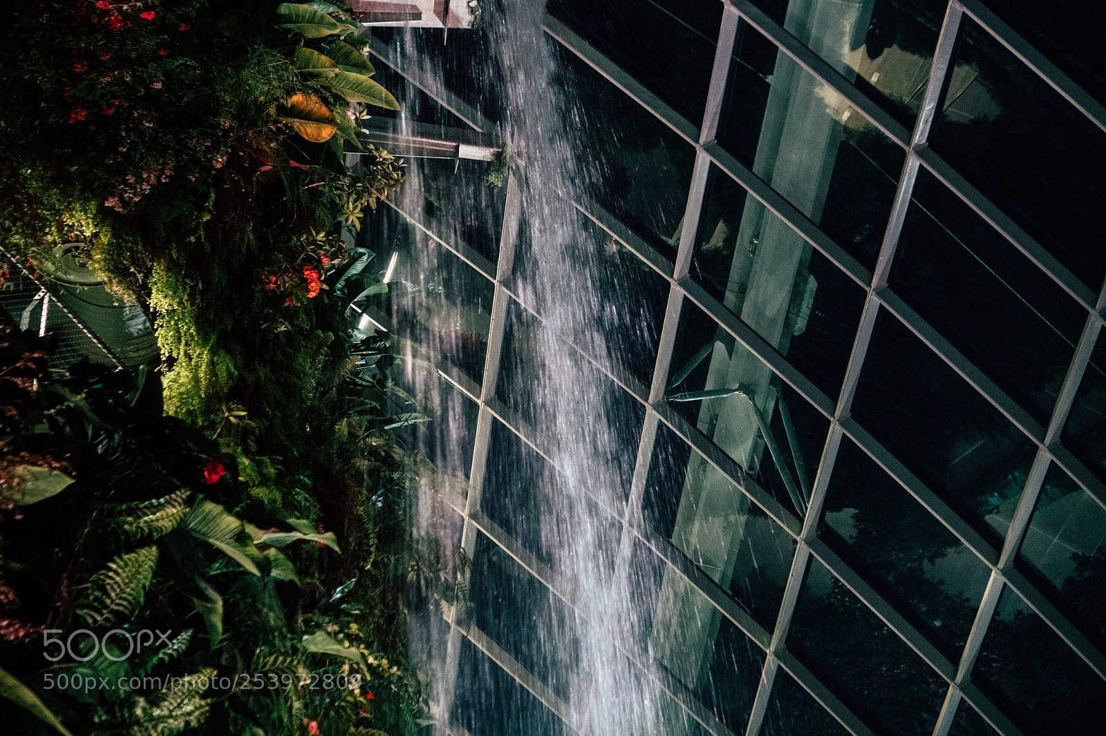 Sony a6300 sample photo. Waterfall inside photography