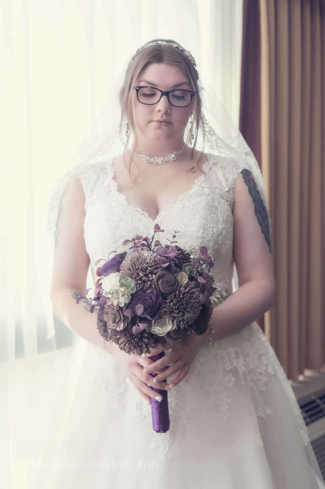 Canon EOS 6D sample photo. Blushing bride photography