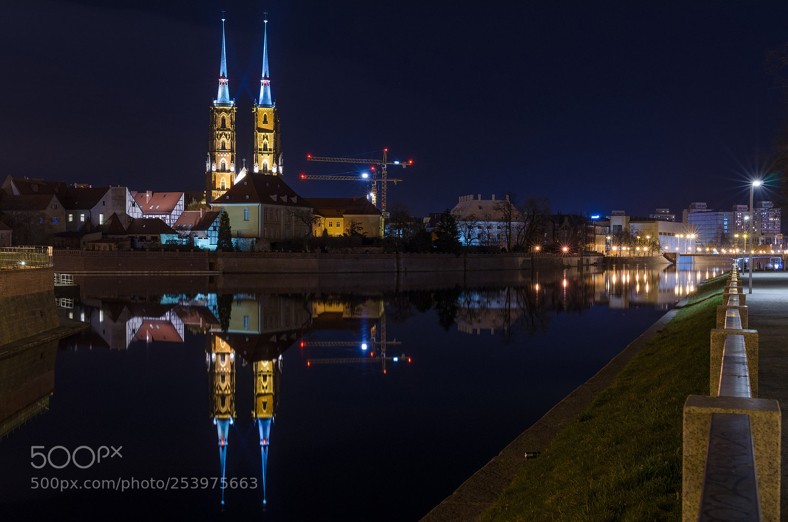 Nikon D5100 sample photo. Wroclaw night photography