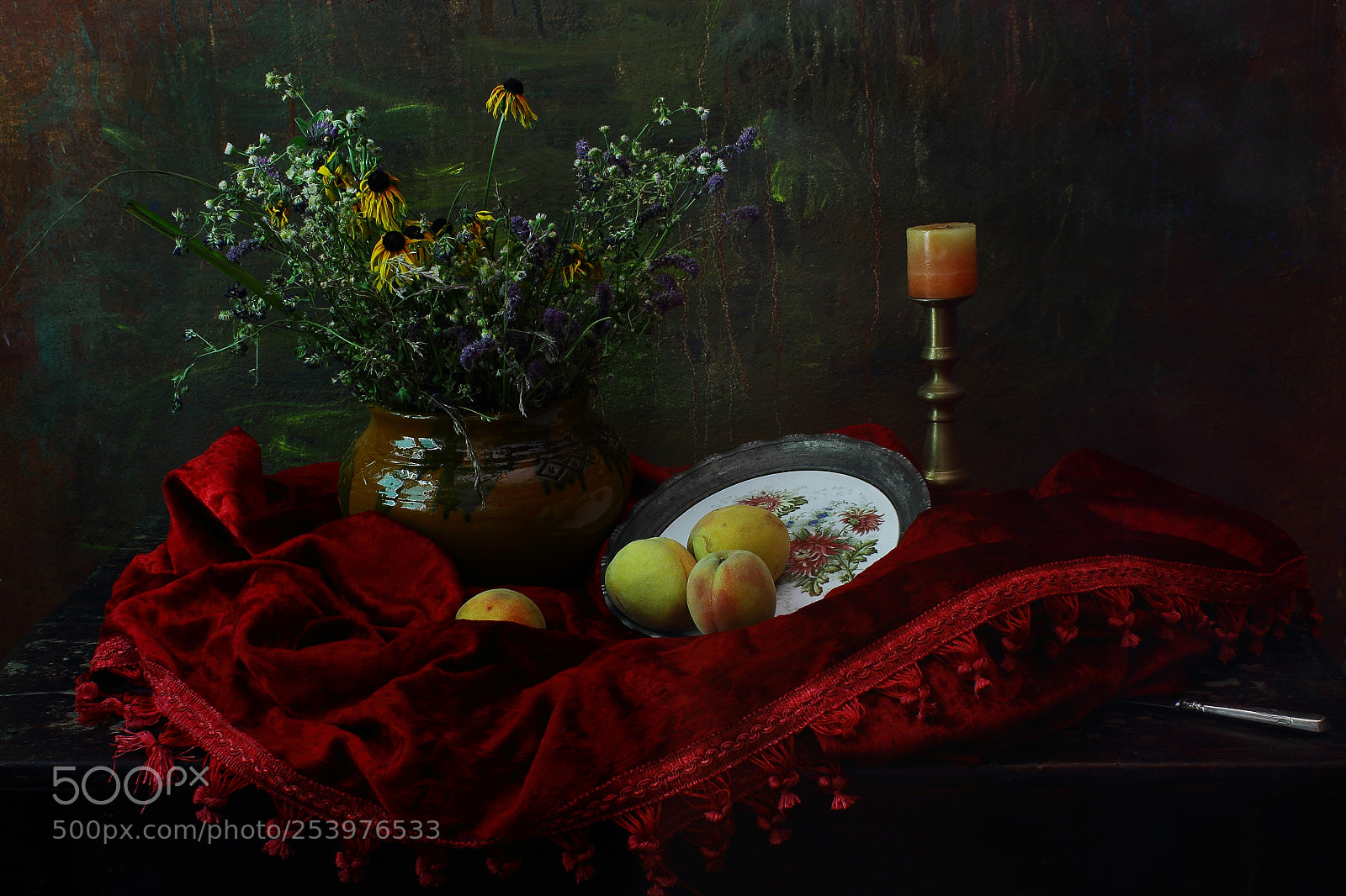 Canon EOS 60D sample photo. Still life with candlestick photography