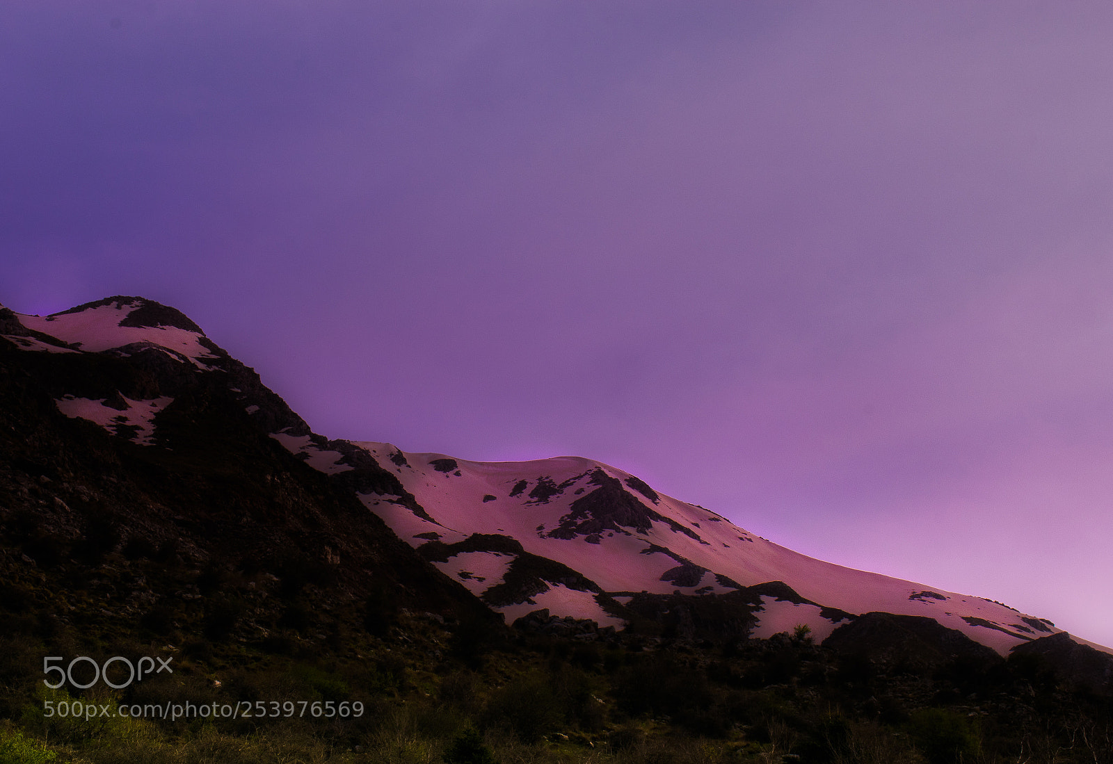 Nikon D3300 sample photo. Mountain sunset photography