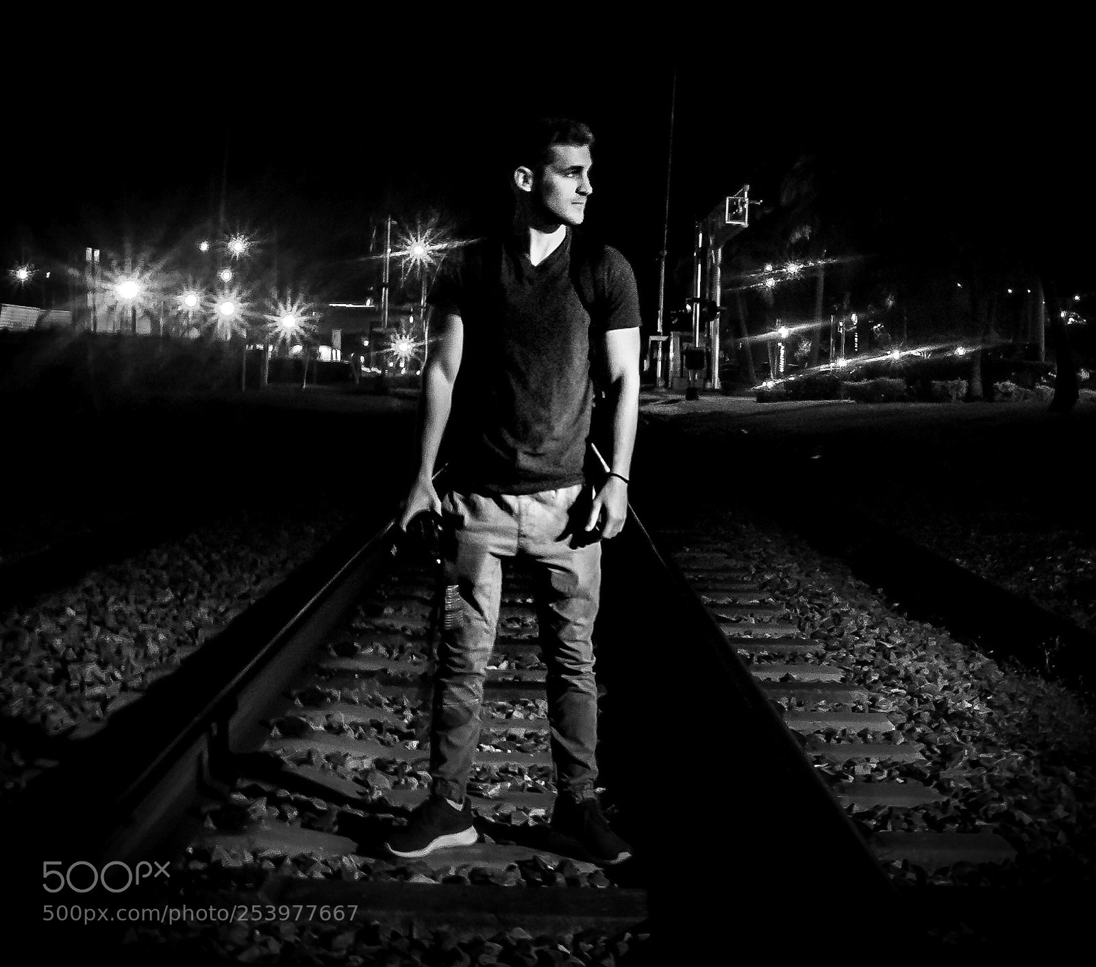 Sony a6000 sample photo. Railroad crossing photography