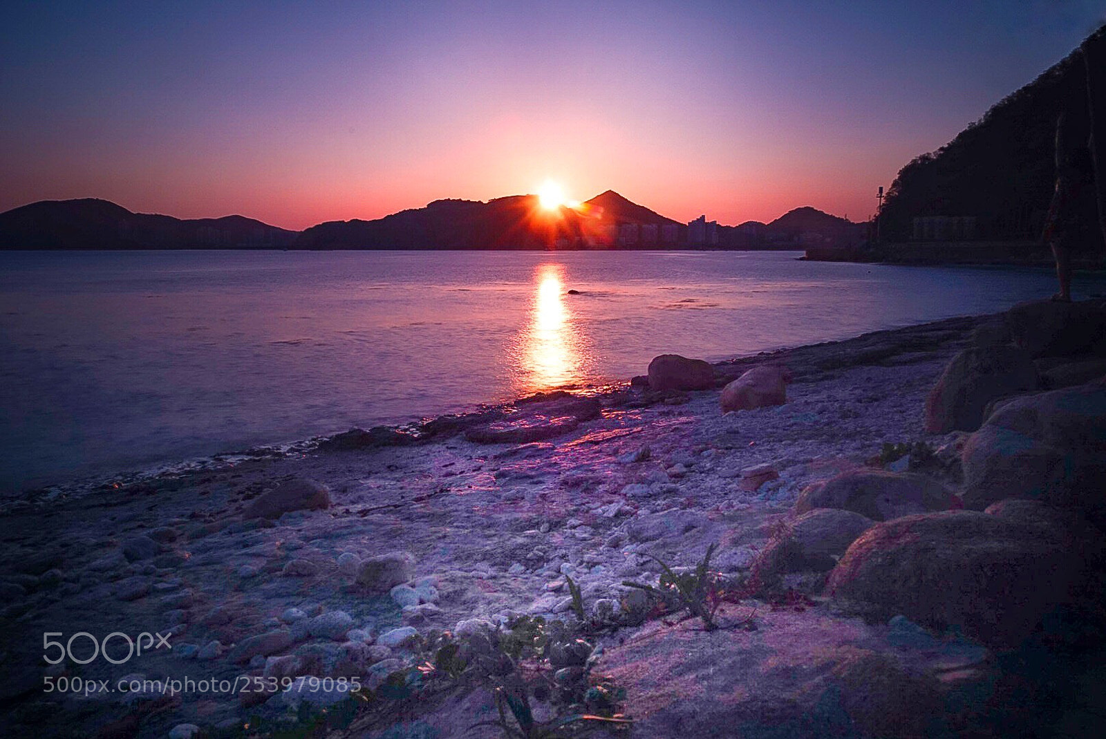 Sony a7 sample photo. A shore sunset photography