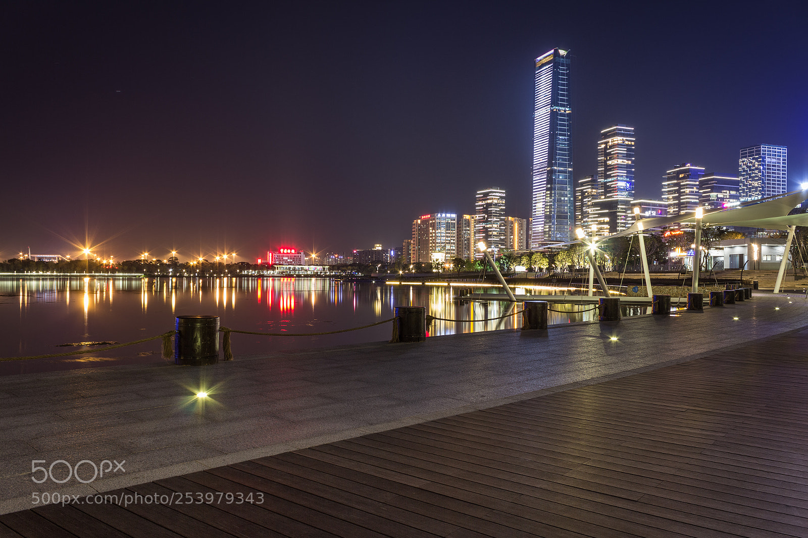 Canon EOS 600D (Rebel EOS T3i / EOS Kiss X5) sample photo. Shenzhen city night scene photography