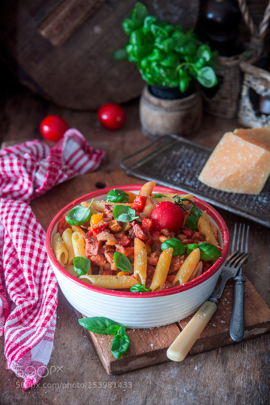 Nikon D600 sample photo. Pasta penne with pepper photography