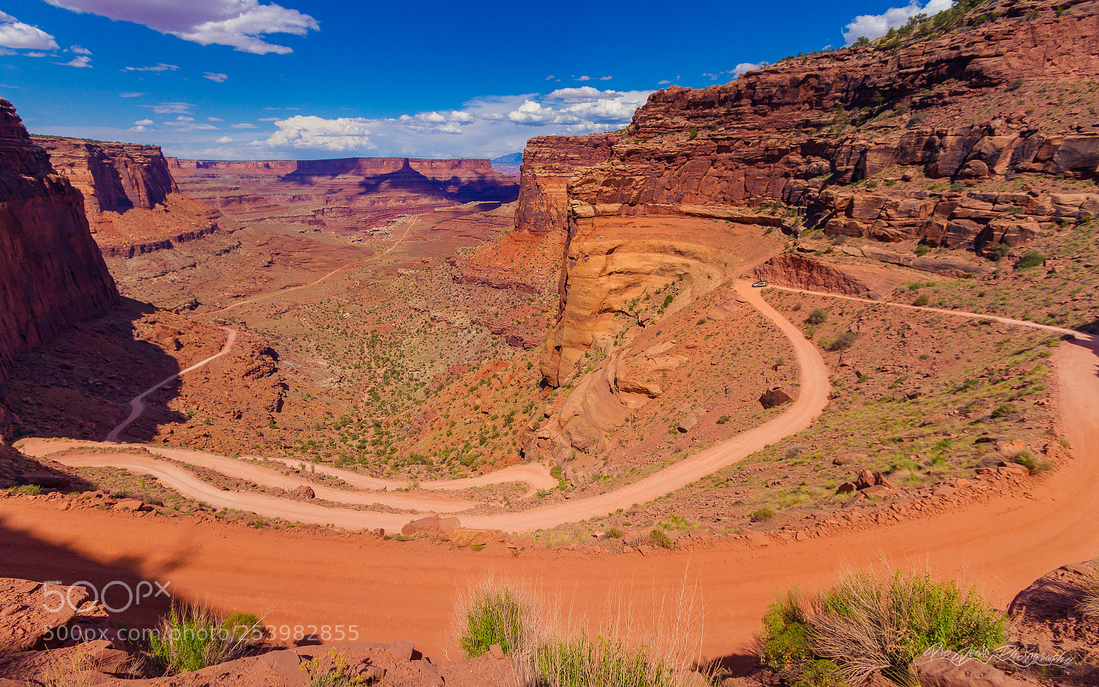 Canon EOS 7D sample photo. Shafer trail switchbacks photography