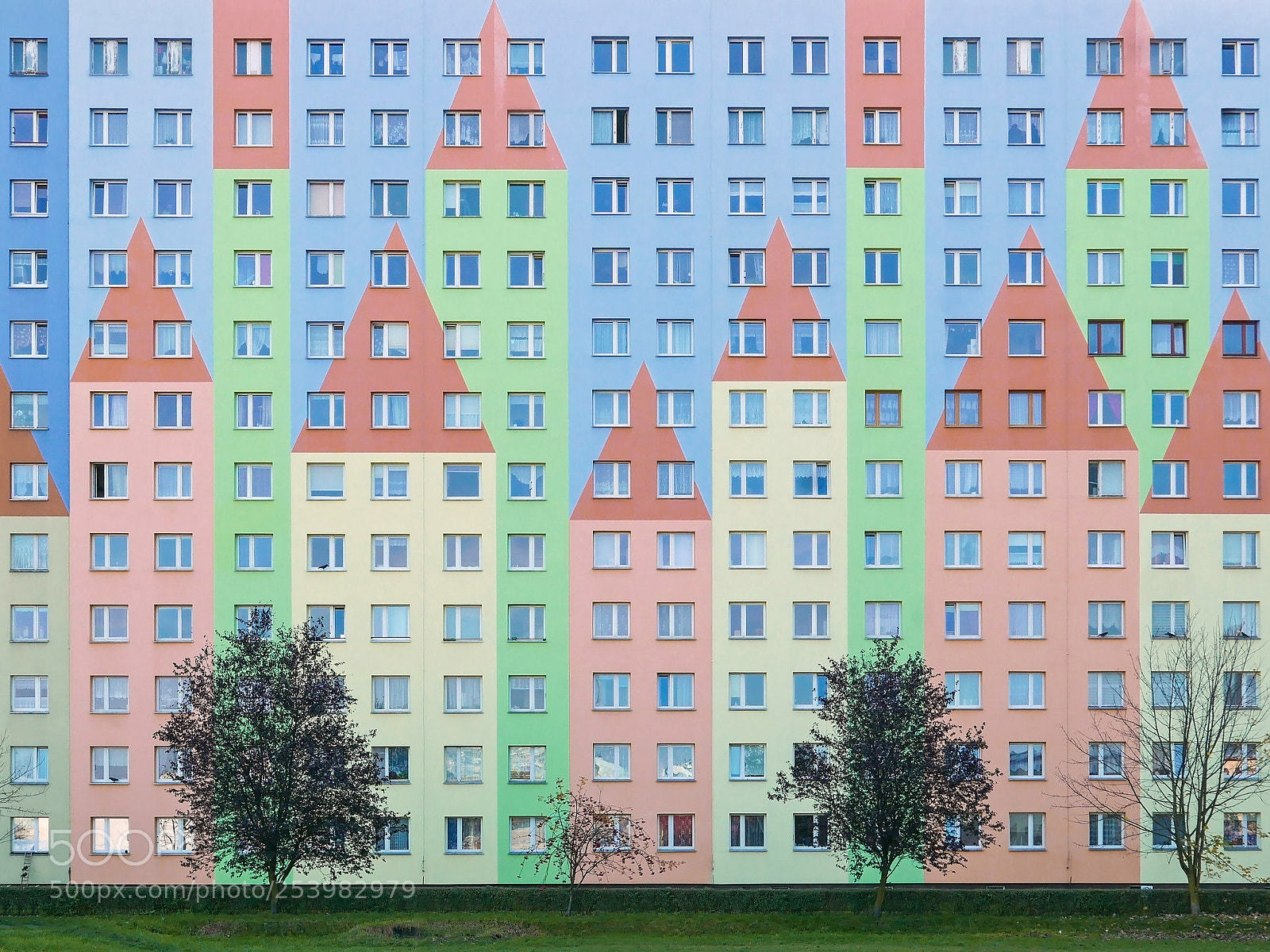 Panasonic Lumix DMC-LX100 sample photo. Wroclaw blocks photography