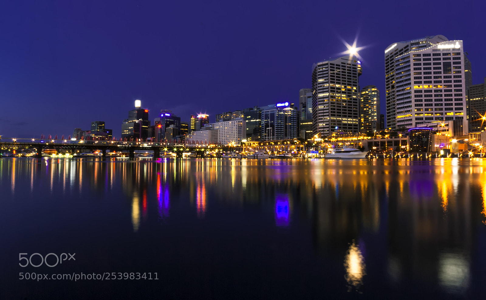 Nikon D60 sample photo. Sydney night shot photography