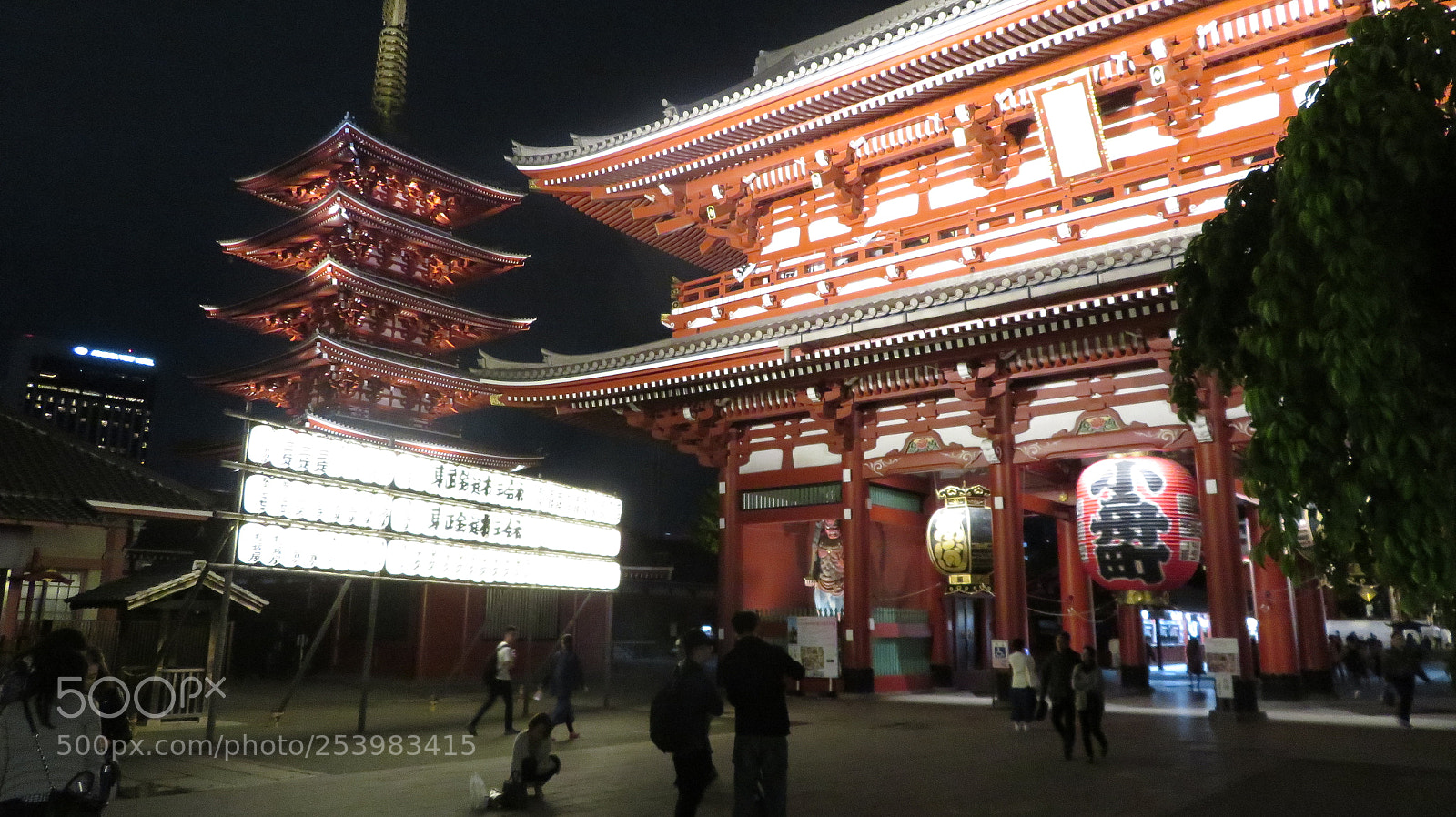 Canon PowerShot SX720 HS sample photo. Gate at senso -ji photography