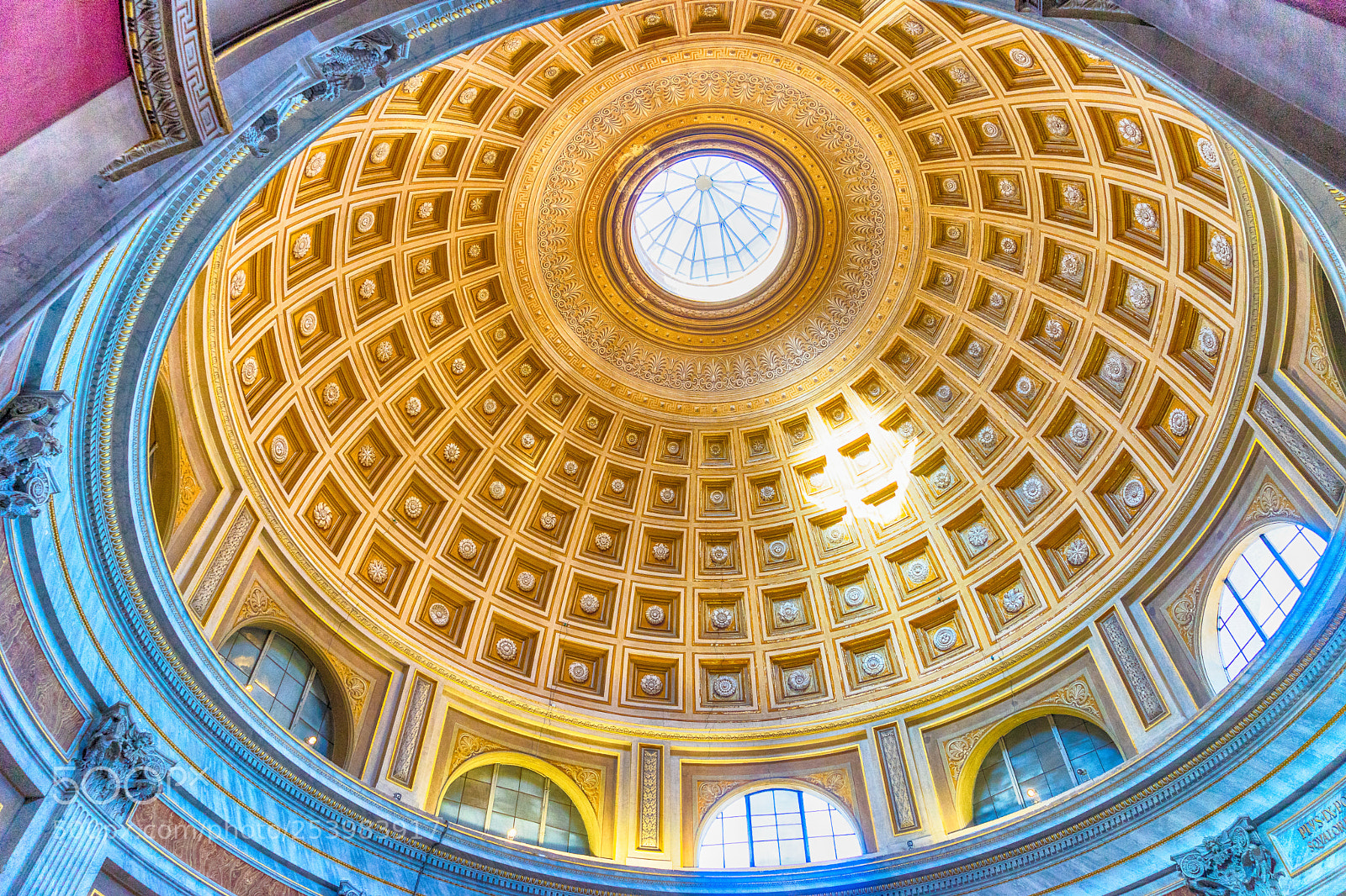 Sony a7 sample photo. Dome inside the vatican photography