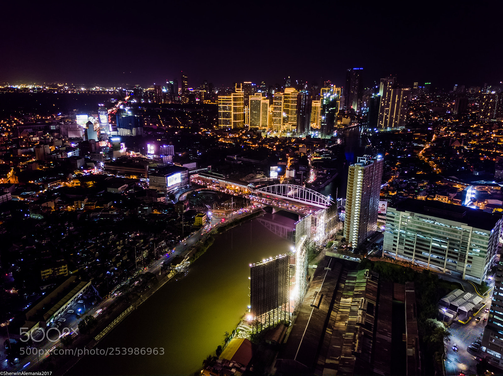 DJI FC220 sample photo. Ilog pasig pasig river photography
