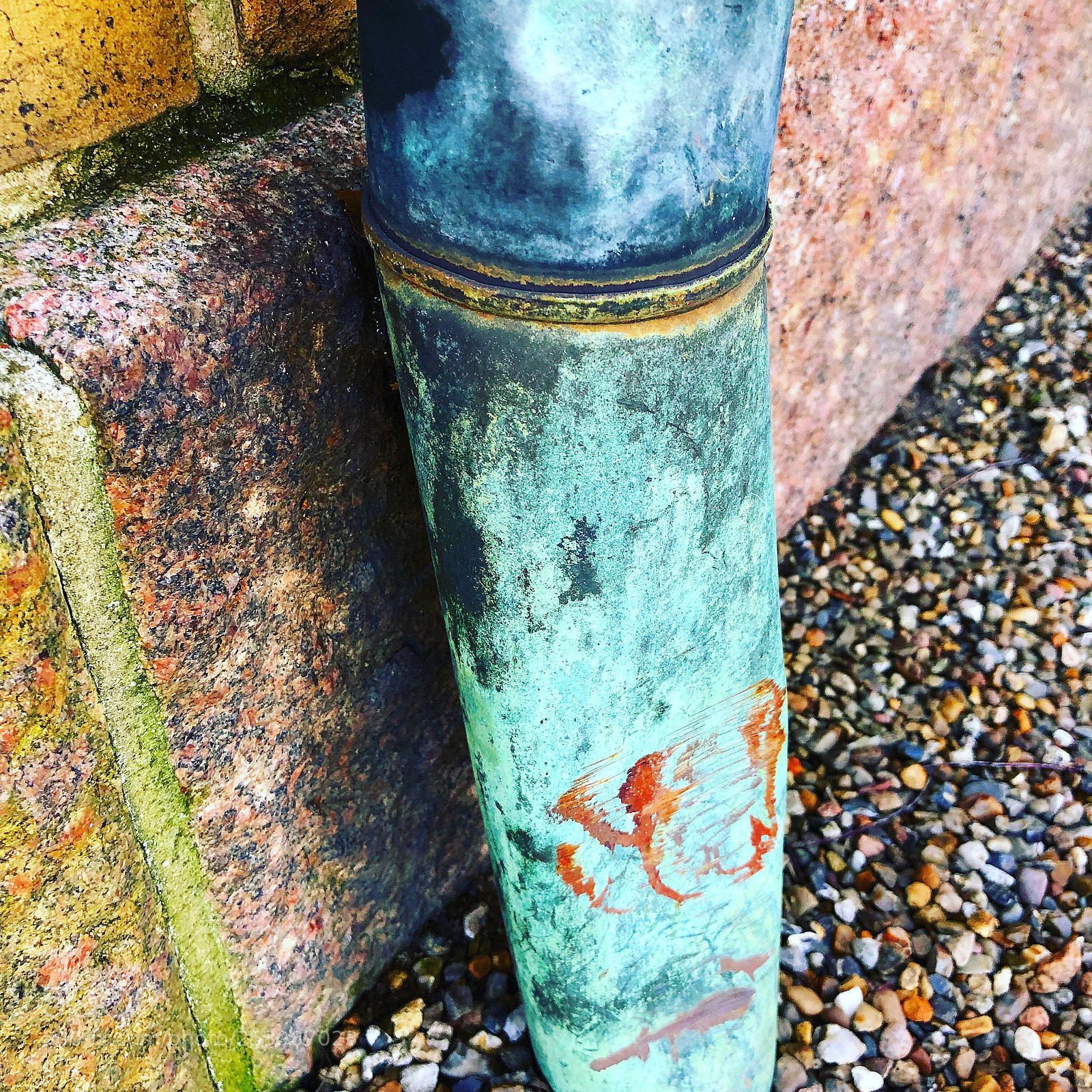 Apple iPhone 8 Plus sample photo. Coloured metal photography