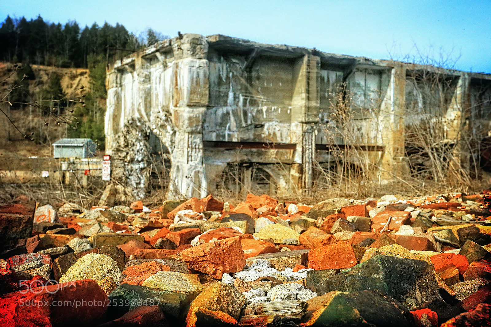 Canon EOS-1D X sample photo. Yard full of bricks photography