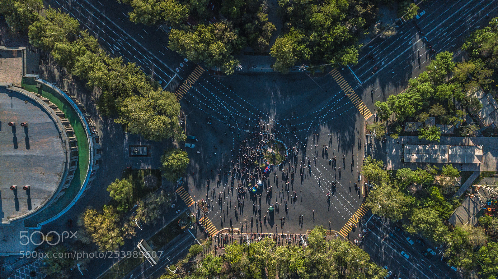 DJI FC220 sample photo. City center photography