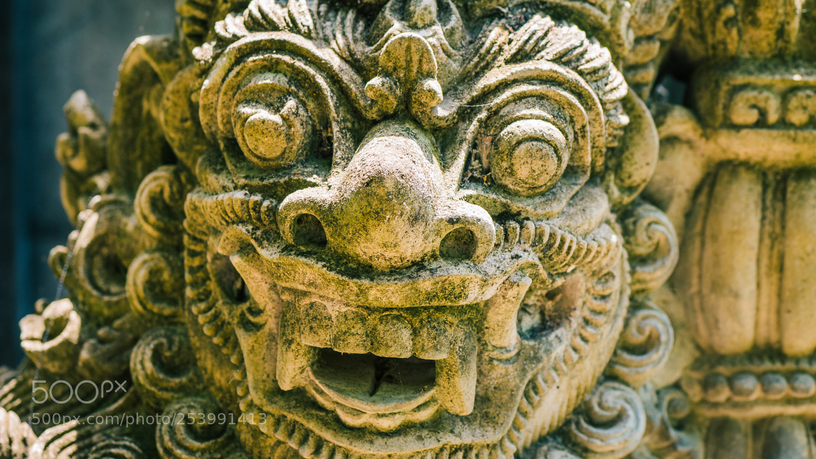 Panasonic DMC-G70 sample photo. Traditional balinese stone sculpture photography