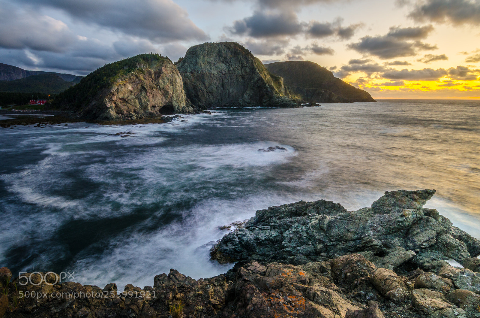 Nikon D7000 sample photo. Sunset on newfoundland photography