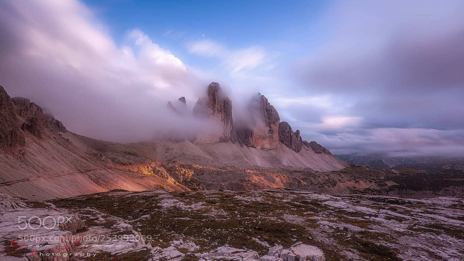 Canon EOS 5D Mark II sample photo. Tre cime lavaredo photography