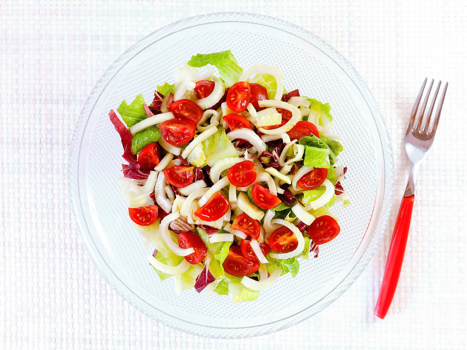 Canon EOS 5D Mark II sample photo. Mixed salad, lettuce, radicchio photography