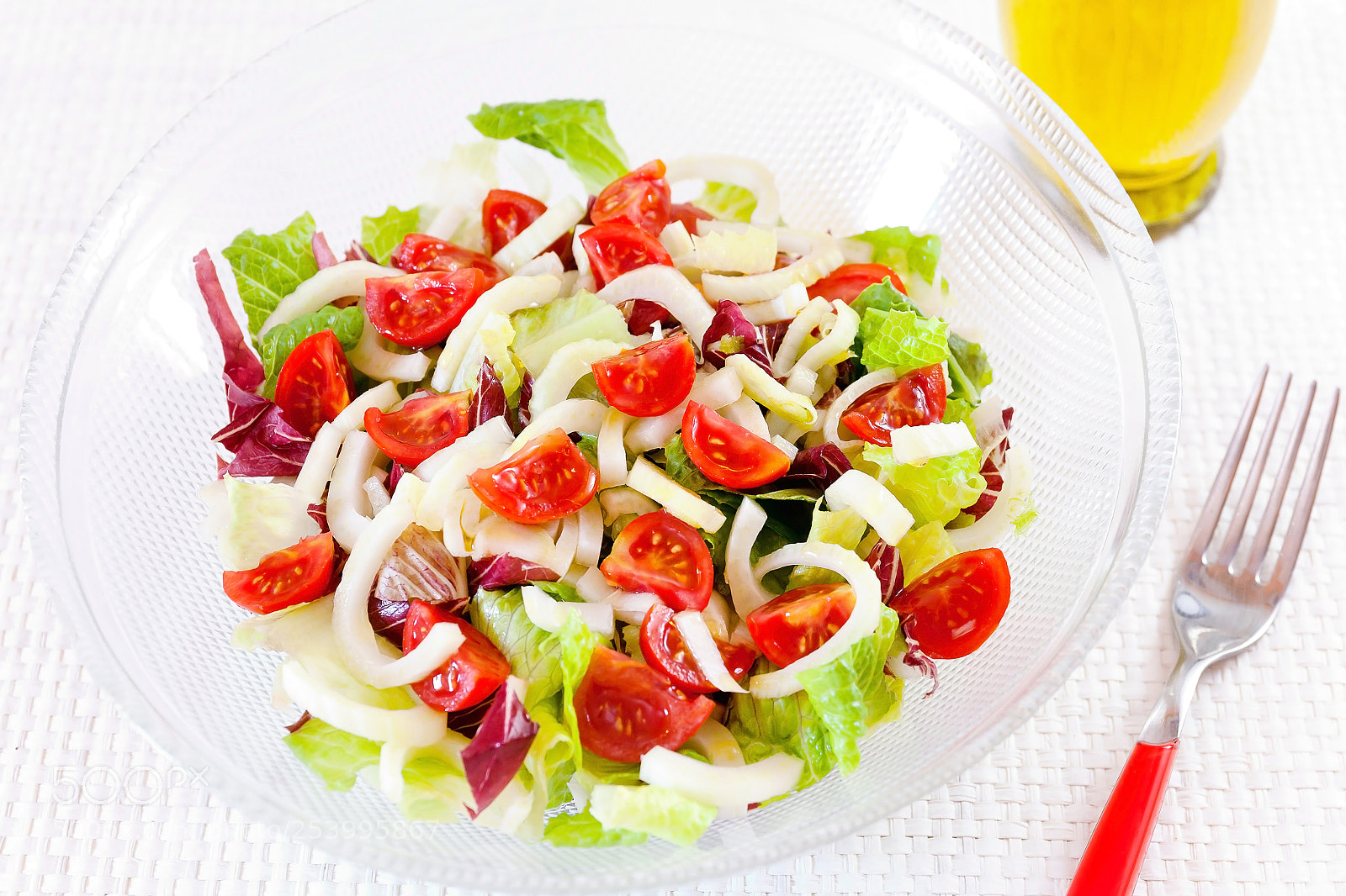 Canon EOS 5D Mark II sample photo. Mixed salad, lettuce, radicchio photography
