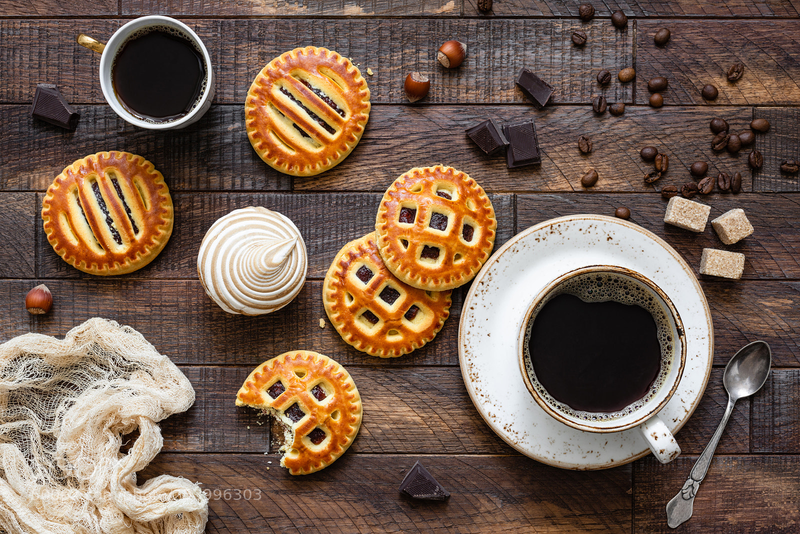 Nikon D810 sample photo. Cookies with jam and photography