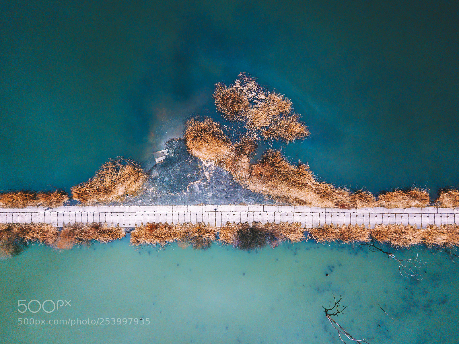 DJI FC220 sample photo. Radioactive causeway photography