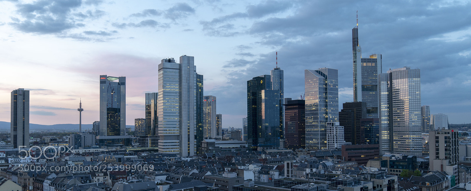 Sony a7R III sample photo. Frankfurt am main skyline photography