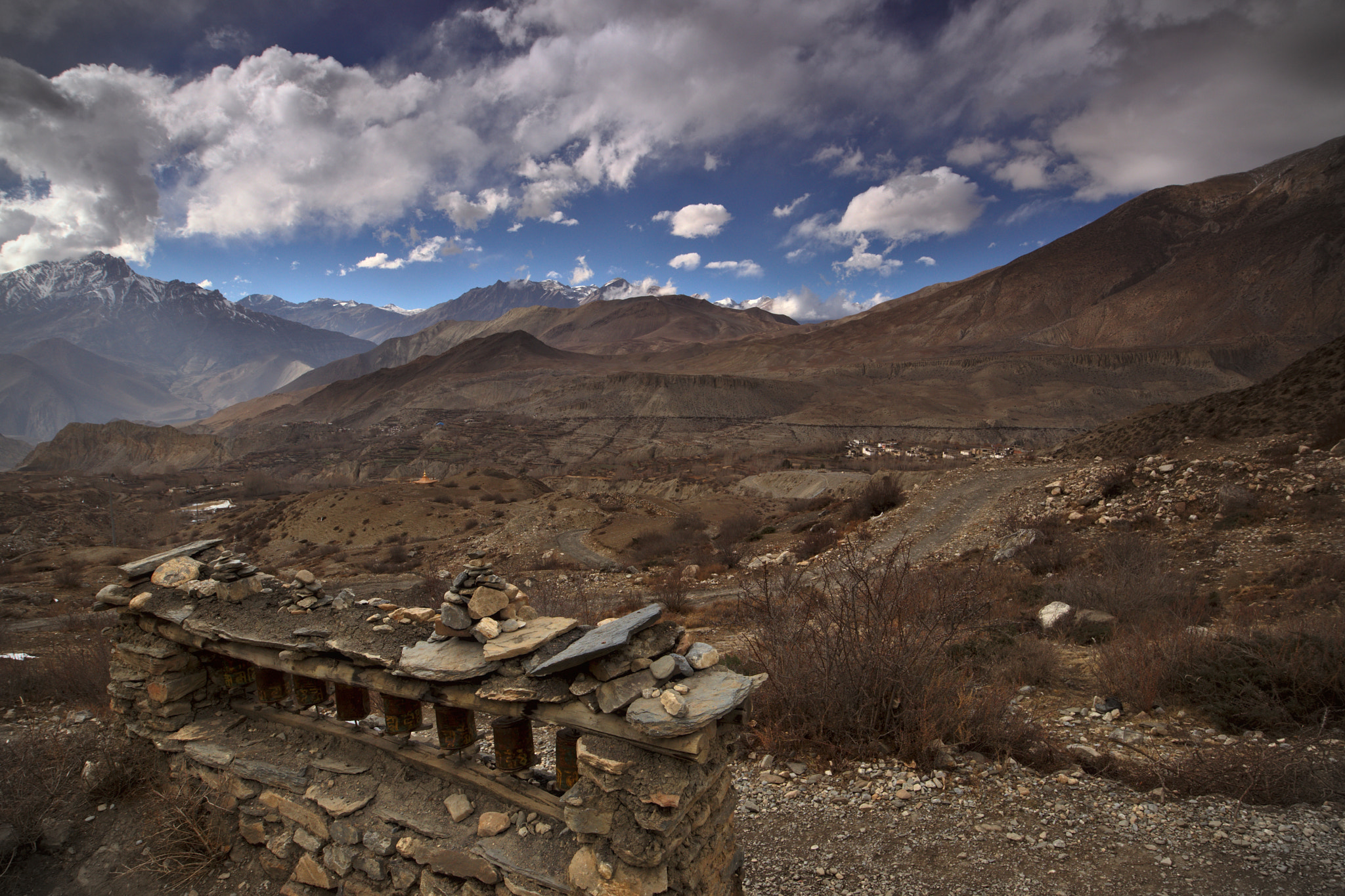 Canon EOS M5 + Canon EF-M 11-22mm F4-5.6 IS STM sample photo. Muktinath view photography